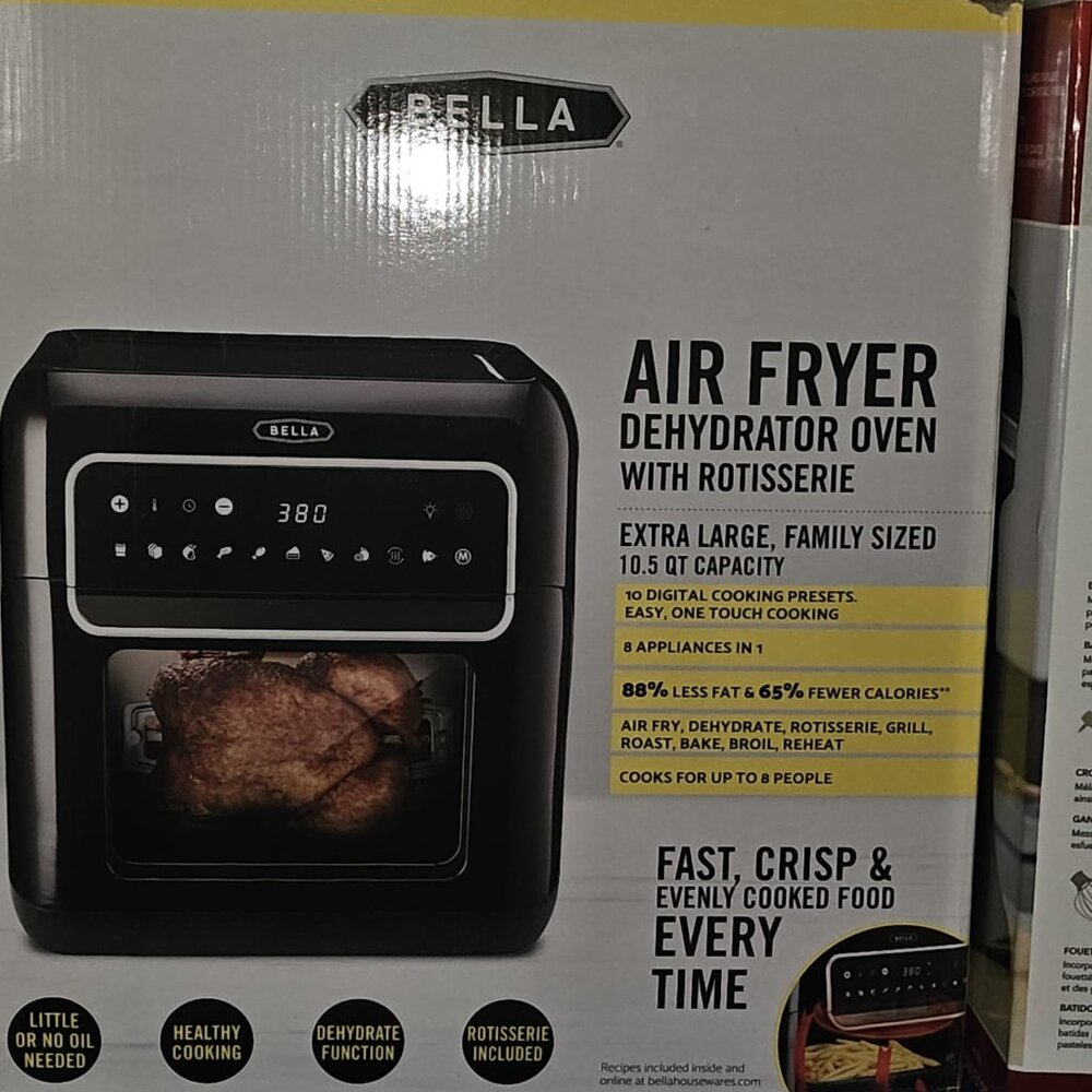 Bella Air Fryer 10.5Qt